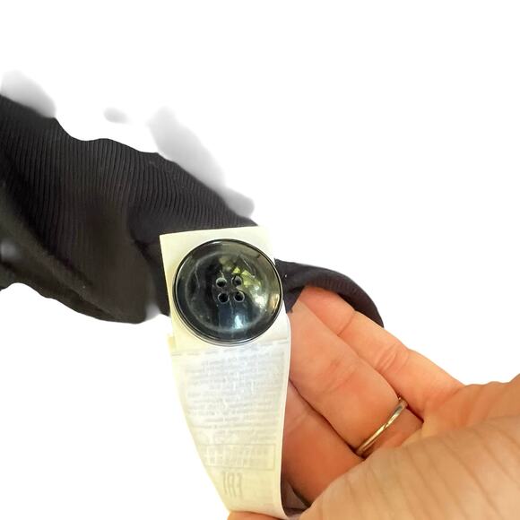 Banana Republic Polka Dot Raincoat Women’s Belted Trench-Belt Missing-Medium - Picture 7 of 10